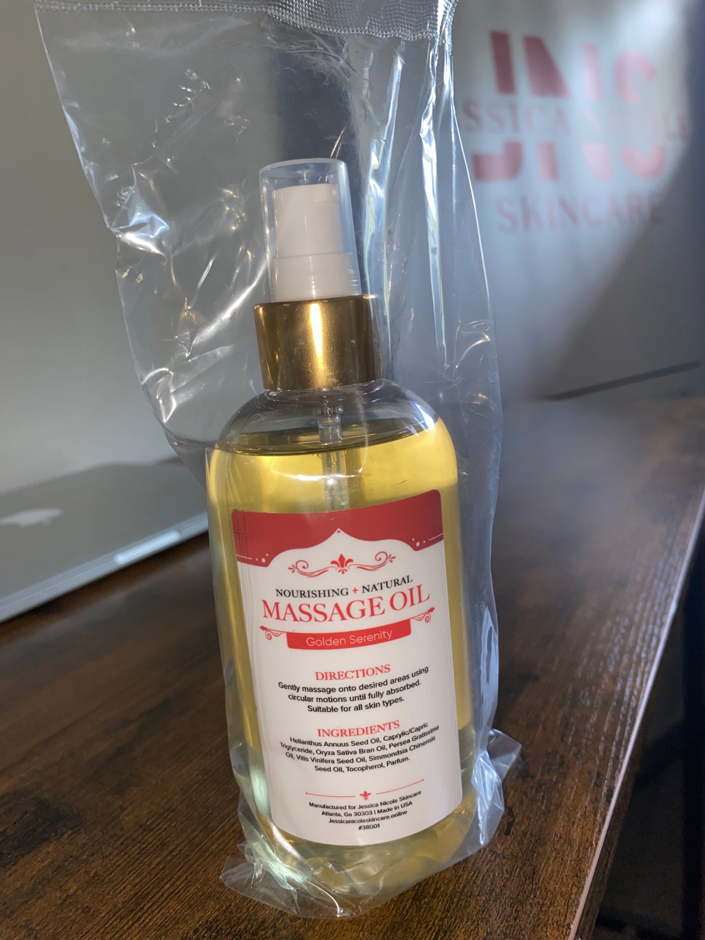 Golden Serenity Massage Oil